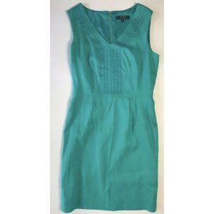 ALEX MARIE Polly Aruba St. Lucia Teal Dress Sz 6